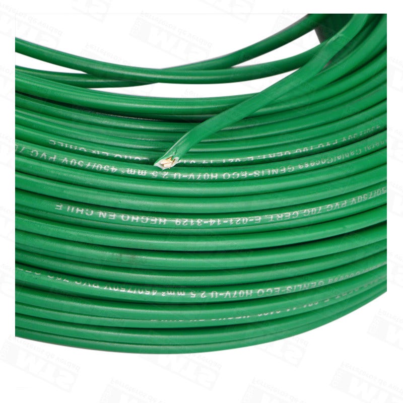 Alambre HO7V-U 2.5mm Rojo x 100mt