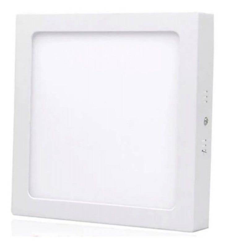 Foco Cuadrado Sobrepuesto 25w 6000k Con Driver Megabright