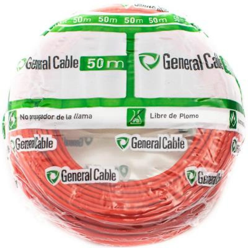 Cable Ara-Z1 2.5mm Rollo de 50mt Rojo Libre de Halógeno