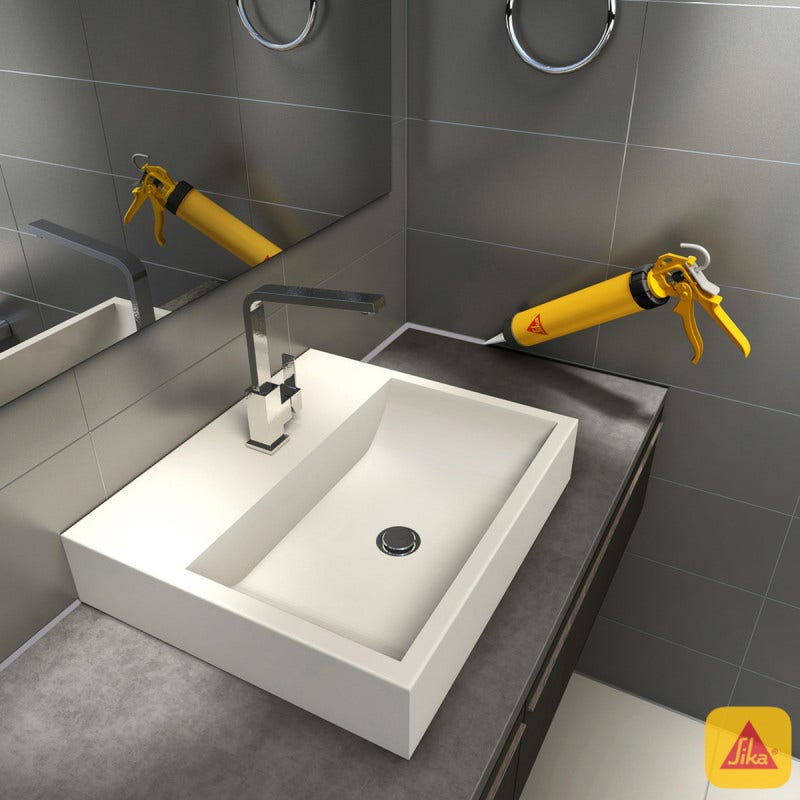 Sanisil Baño y Cocina Blanco 300ml 
 Sika