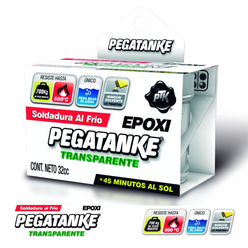 Adhesivo Epoxico Transparente 44cc
  Pegatanke