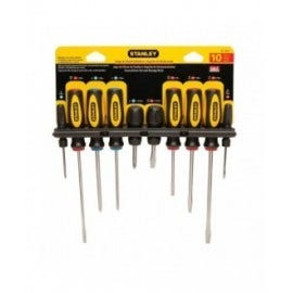 JUEGO DESTORNILLADORES 10 PZS BASIC (60100) STANLE