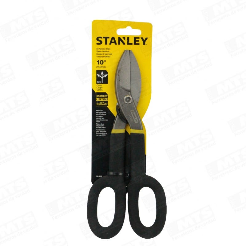 TIJERA HOJALATERA M/FORRADO 10" STANLEY