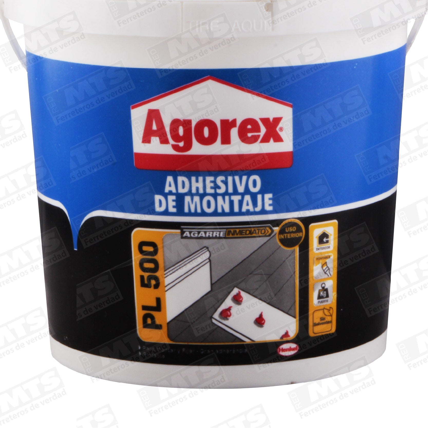 AGOREX MONTAJE PL 500 GL 3.8KG AGOREX