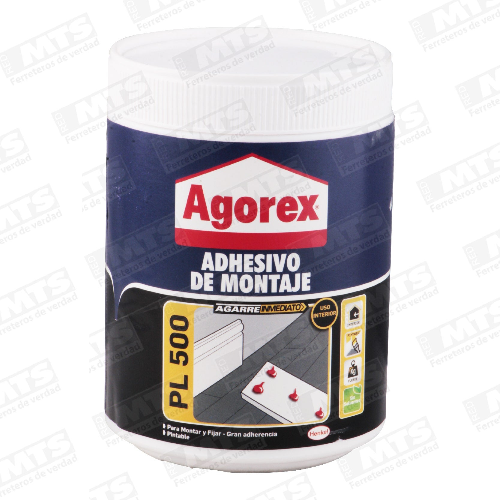 AGOREX MONTAJE PL 500 TARRO 800 GR AGOREX