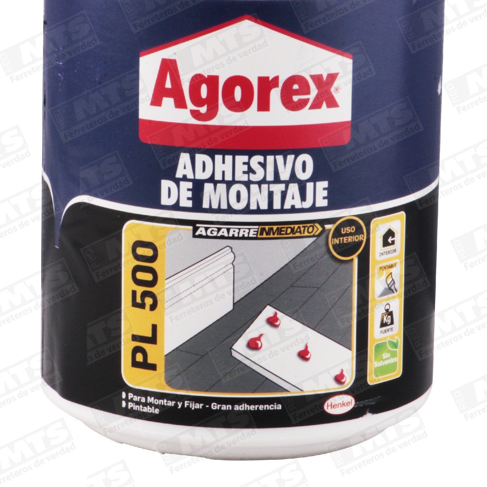 AGOREX MONTAJE PL 500 TARRO 800 GR AGOREX