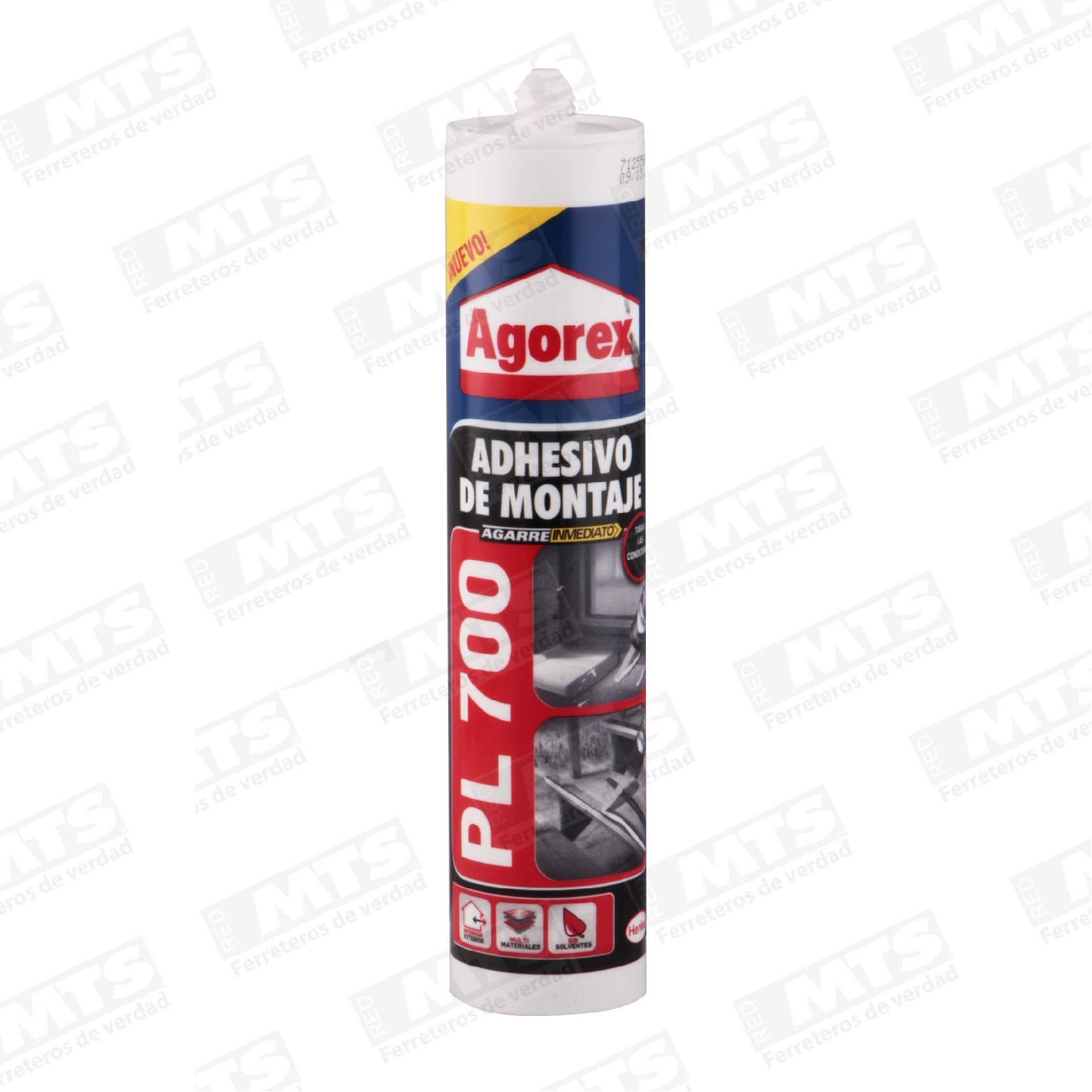 Adhesivo de Montaje PL700 390grs
 Agorex
