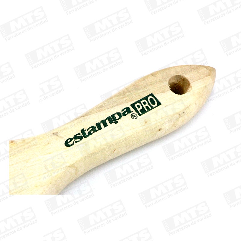BROCHA ESTAMPA 5" MANGO MADERA HELA