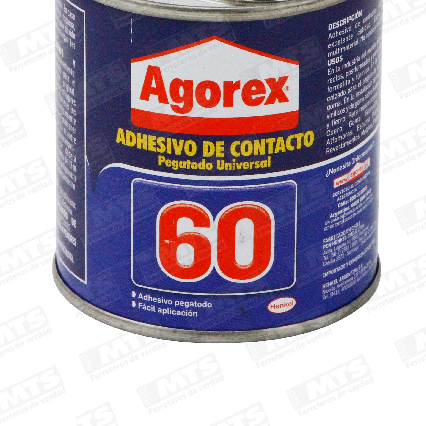 Adhesivo Agorex 60
  240cc Henkel