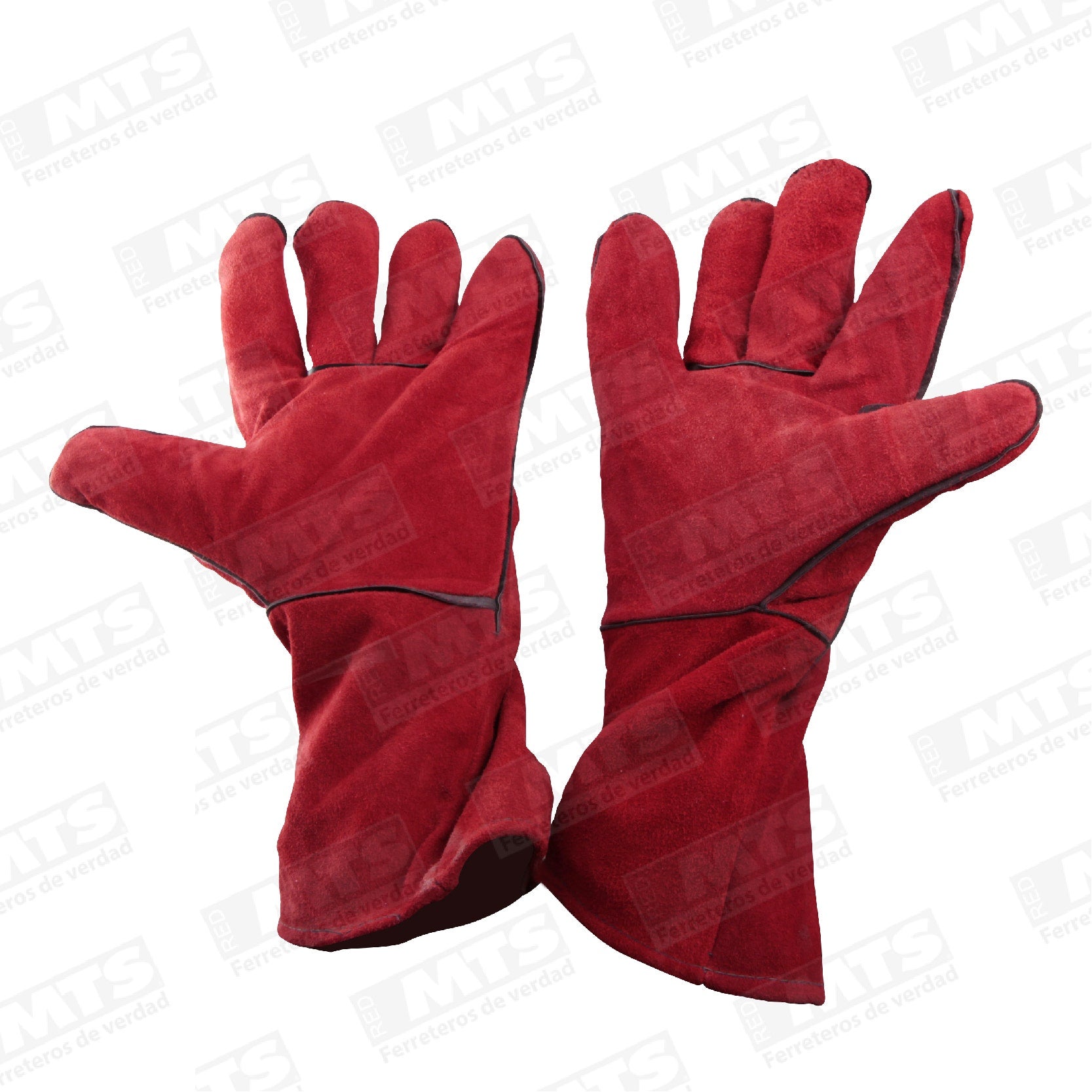 Guante Descarne Rojo Soldador Steelpro