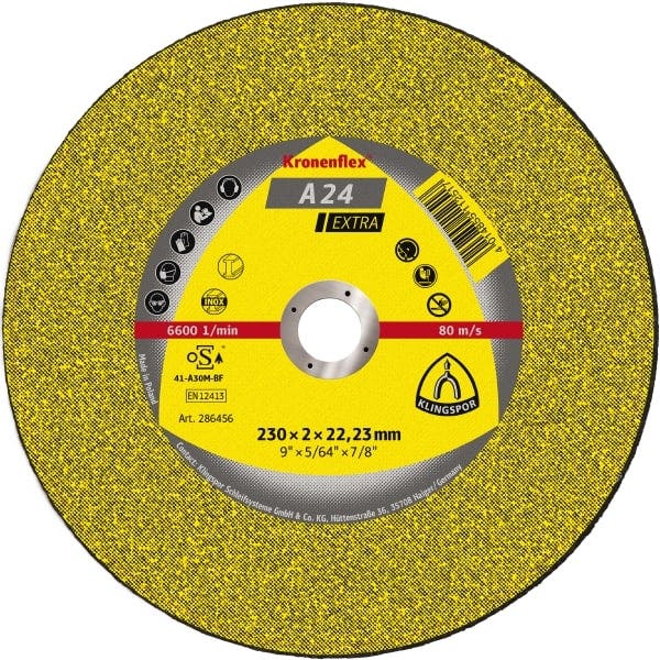 Disco Corte Cen/Pl 4½" A24extra 115x2.5x22.23 Klingspor