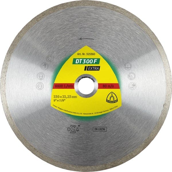 DISCO DIAMAN 7" CONTINUO DT300U KLIGSPOR