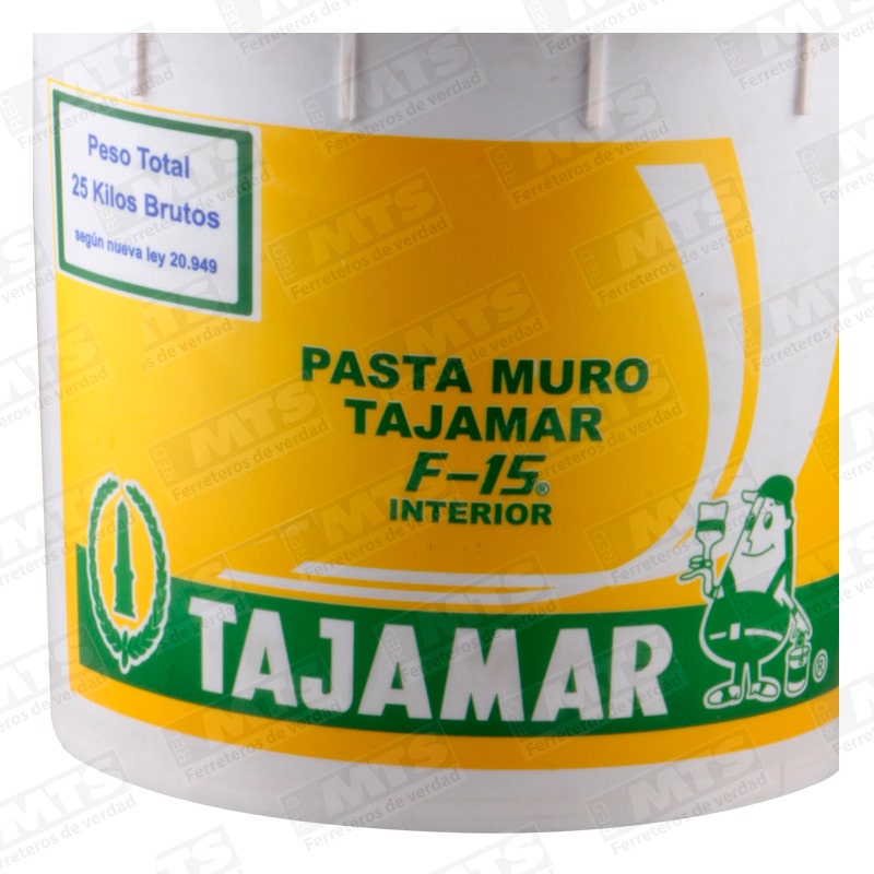PASTA MURO F-15 TN 25KG TAJAMAR