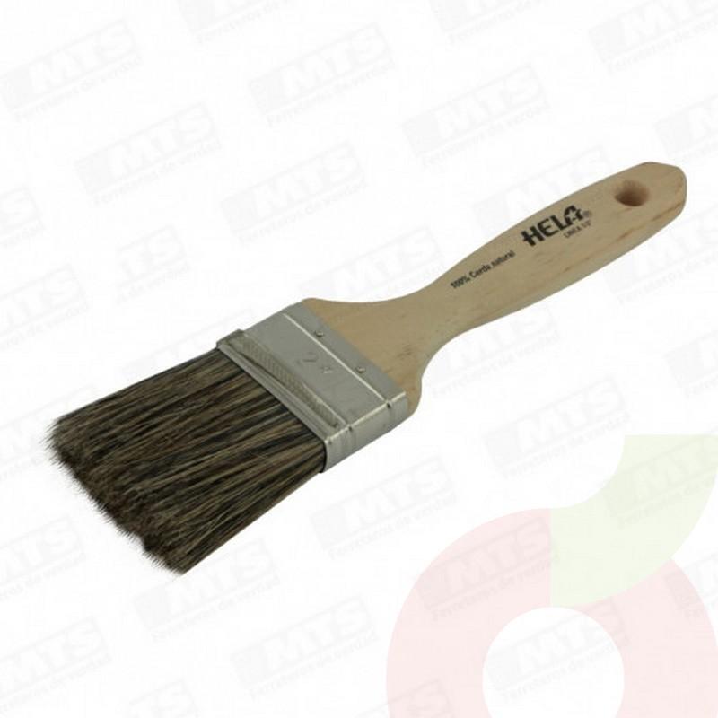 Brocha Estampa 11/2" Mango Madera Hela