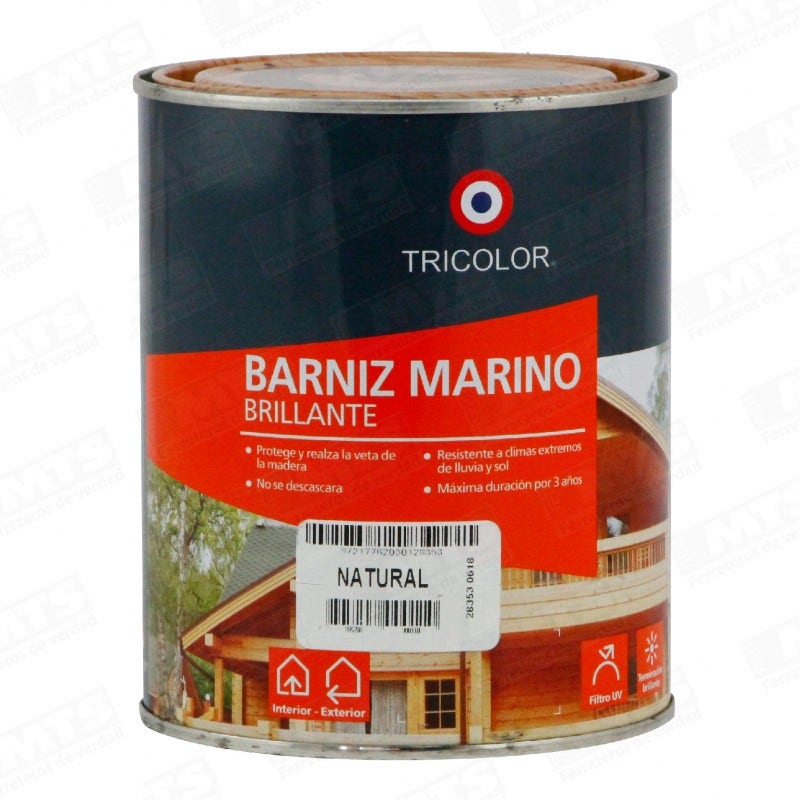 Barniz Marino Natural 1/4gl Trico