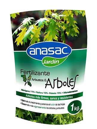 Fertilizante Arboles Y Arbustos 1kg Anasac