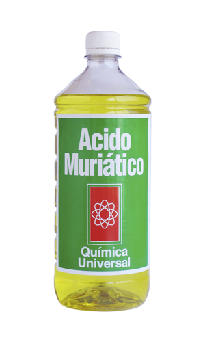Acido Muriático 500ml Química Universal