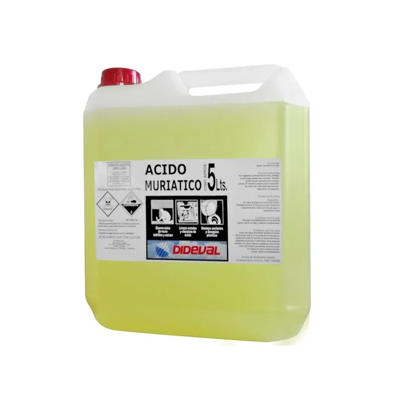 Ácido Muriático 5lt Dideval