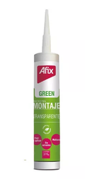 Adhesivo Montaje Transparente 370 Gr Afix