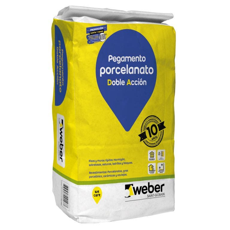 Adhesivo Porcelanato Da Polvo Sc 25 Kg Solcrom