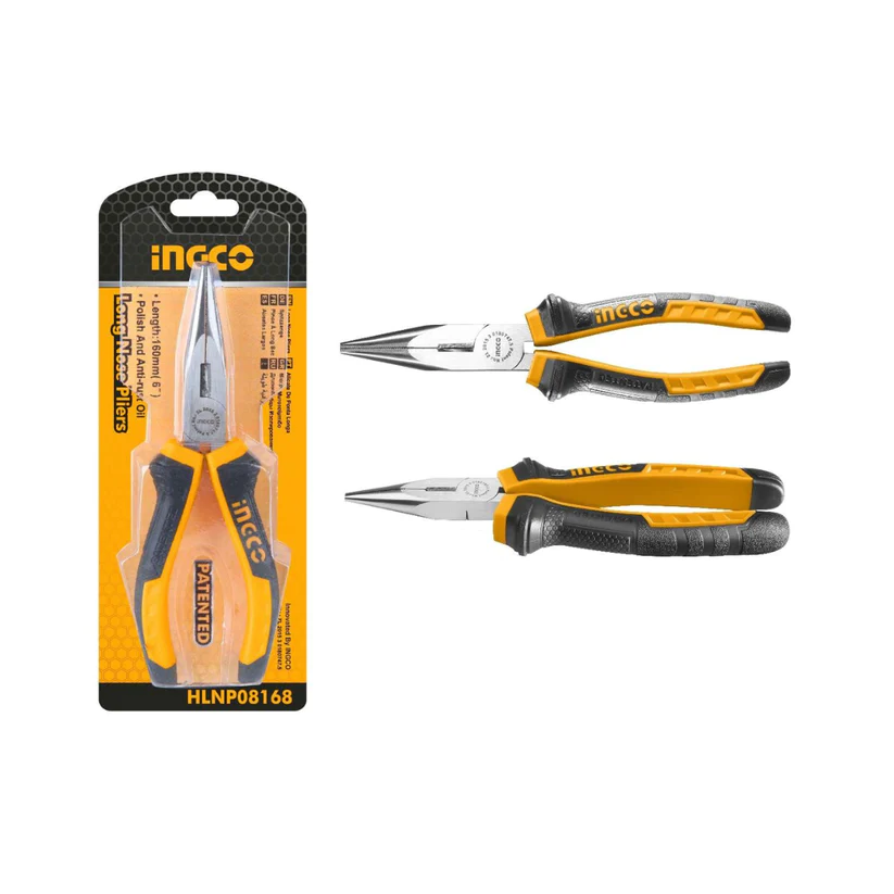 Alicate Punta Larga 6" (hlnp28168) Ingco