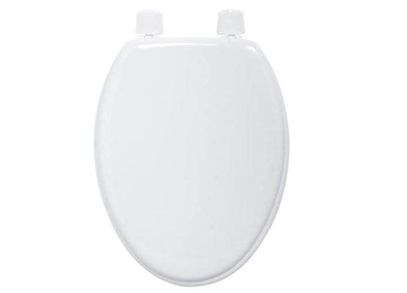 Asiento Wc Elong Res Bis Ac Inox Blanco Bemis