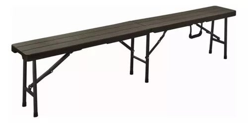 Banco Plegable 180 X 30 X 43cm Simil Madera
