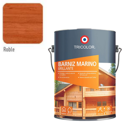 Barniz Marino Roble Galón Tricolor