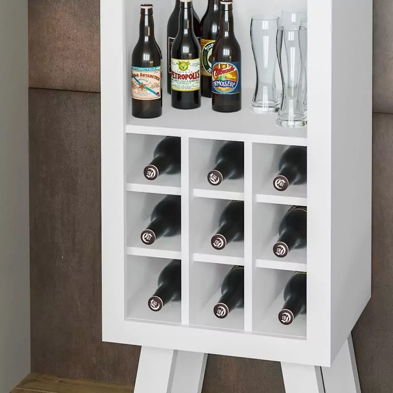 Bar Blanco 44.8x135x37.5 Tecnomobili (sin Armar)