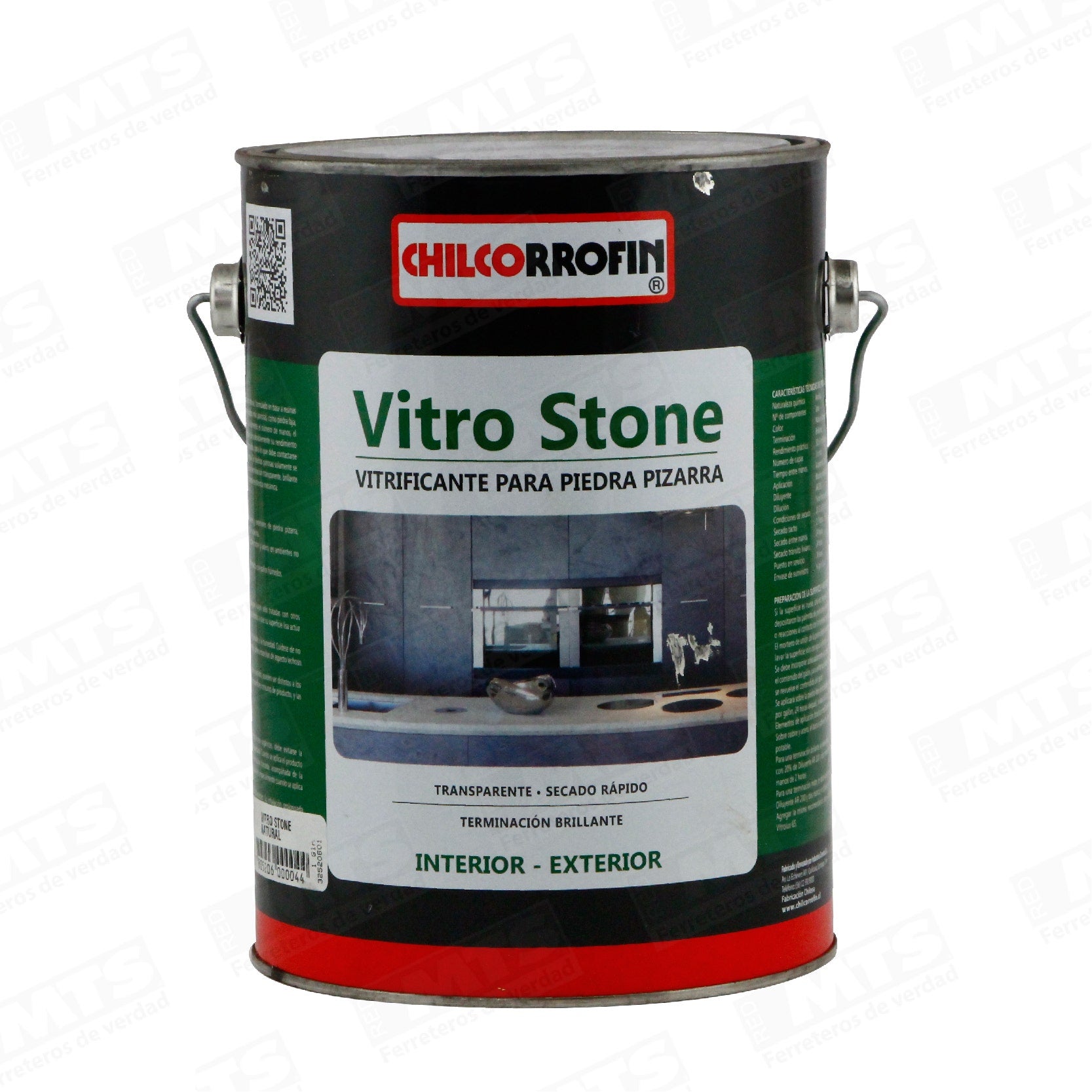 Barniz Vitrostone Nat/brillante Gl Chilco