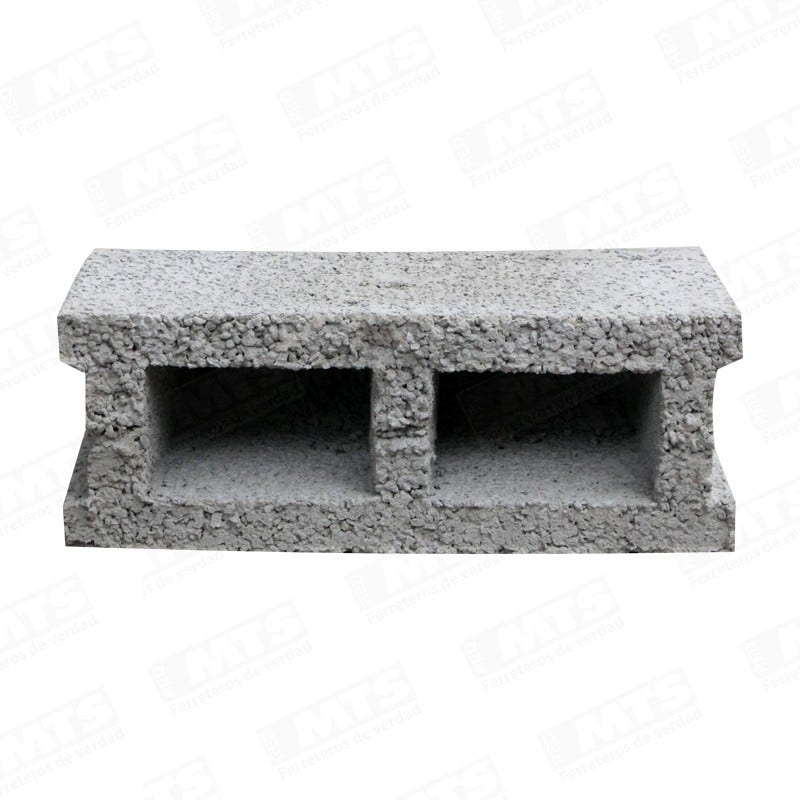 Bloque Concreto Liso 15 (14x19x39) Gris Grau