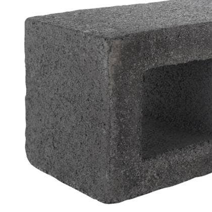 BLOQUE CONCRETO LISO 20 19X19X39CM GRAU