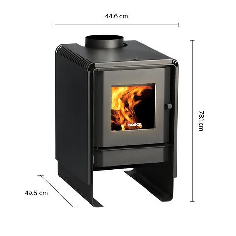 Calefactor A Leña Eco 380 Bosca