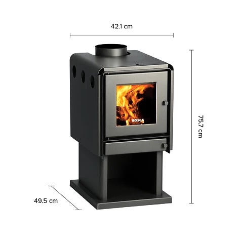 Calefactor A Leña Limit 360 Bosca