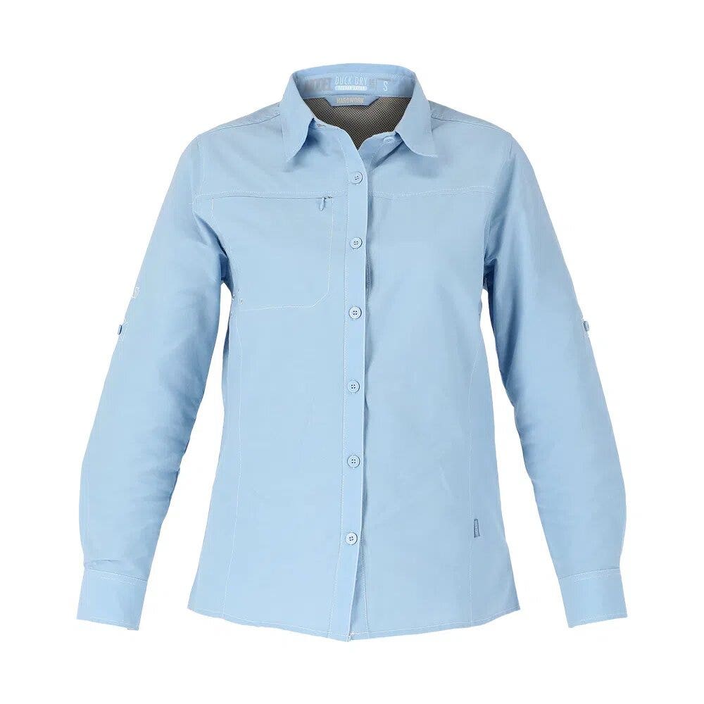 Camisa Mujer Duck Dry Celeste T-xs Hard Work