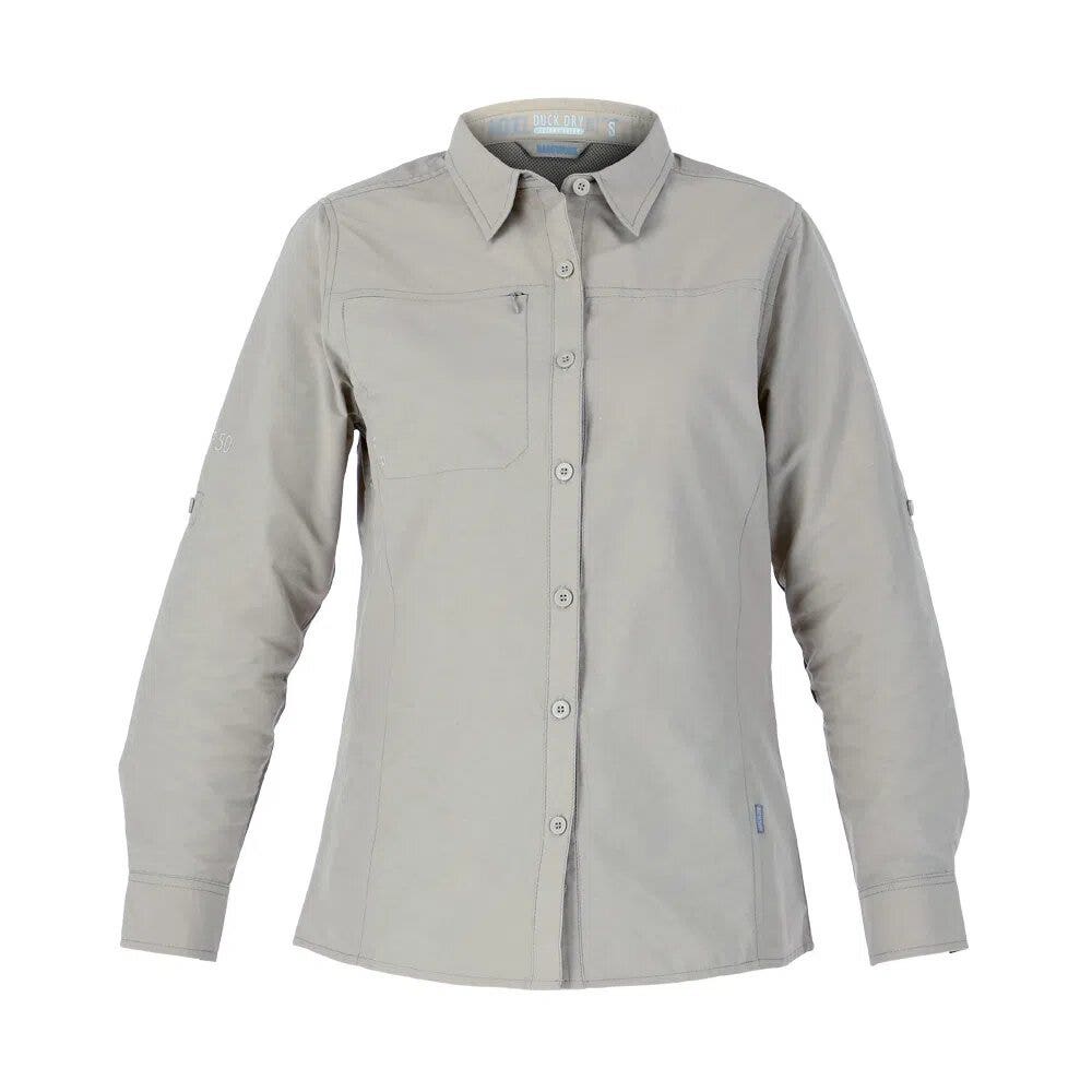 Camisa Mujer Duck Dry Beige T-xs Hard Work