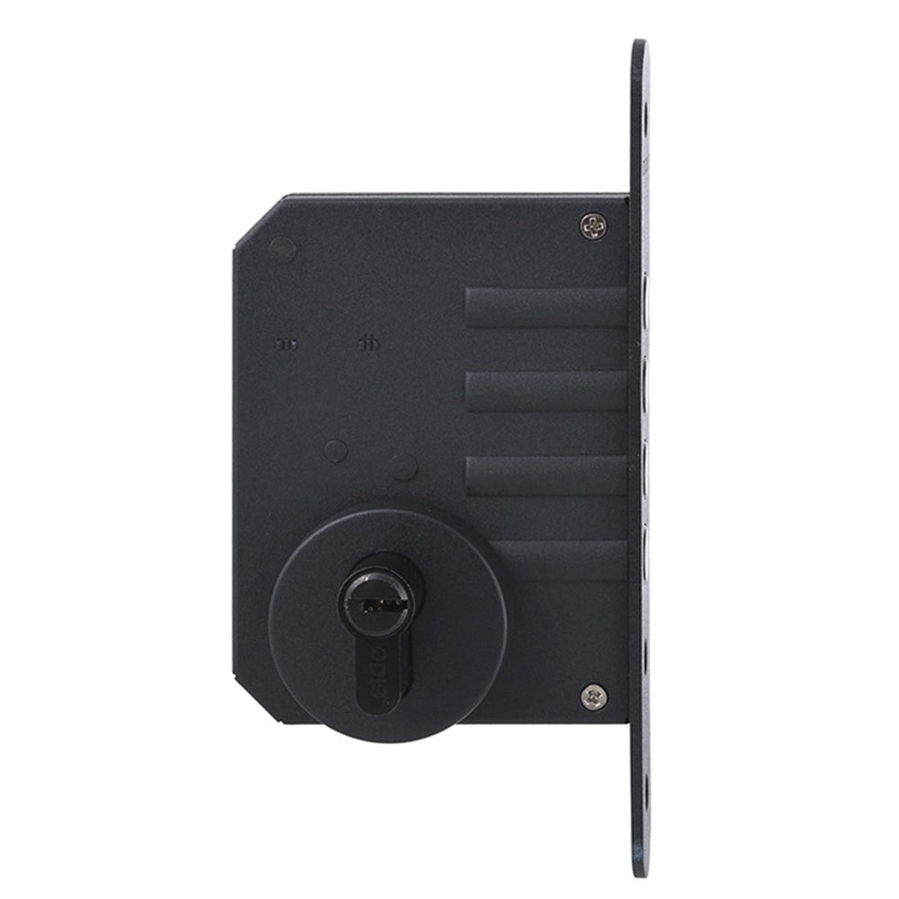Cerrojo Embutid0 600 Llave- Llave Negro Odis