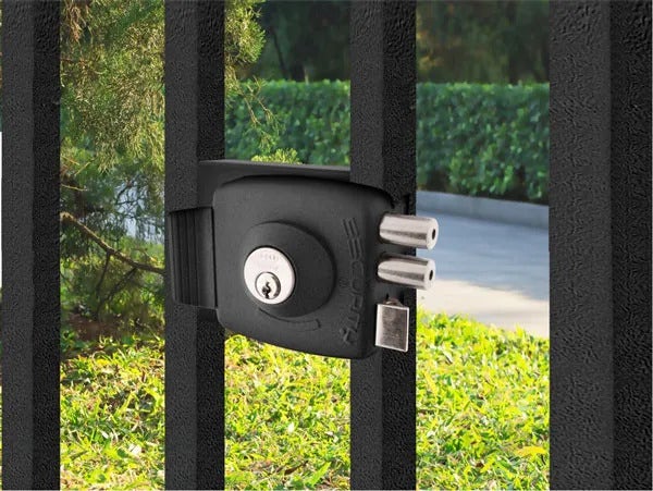 Cerradura Sobreponer 2985 Reja Antipalanca Negra Poli
