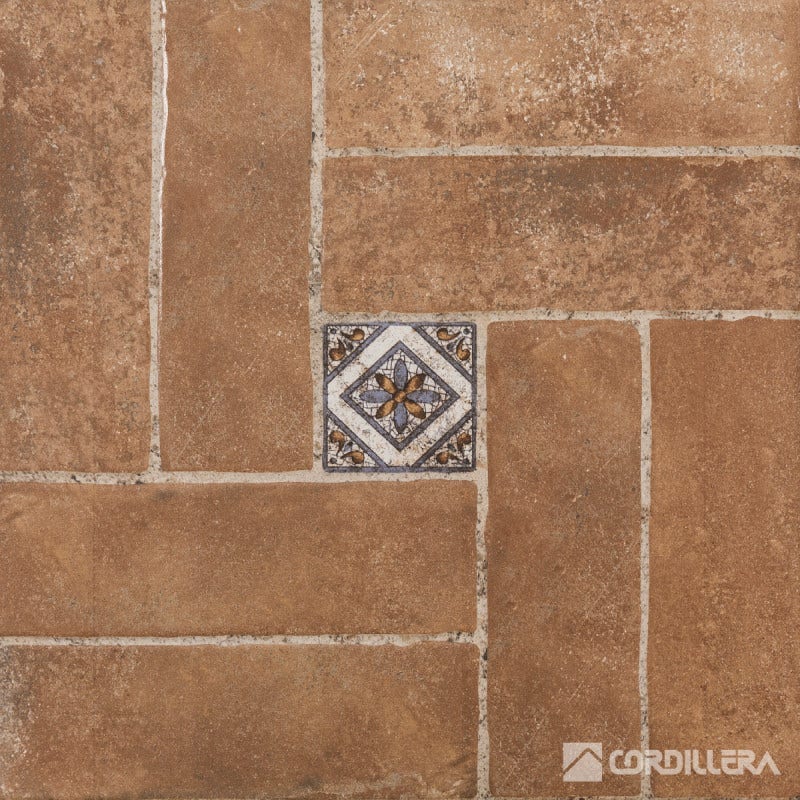 Cerámica De Piso Aleli Marrón 45x45 (cj2.08m2) Cordillera