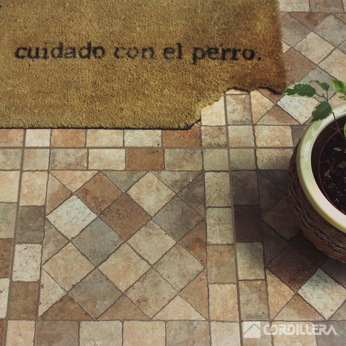 Ceram Piso Angelo Tostado 45x45 (cj2.08m2) Cordill