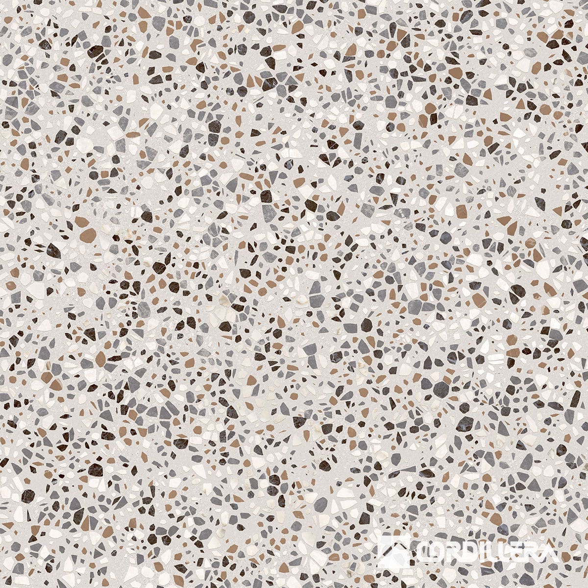 Cerámica Piso Terrazo Mix Gris 61x61 (cj 1.48m2) Cordillera