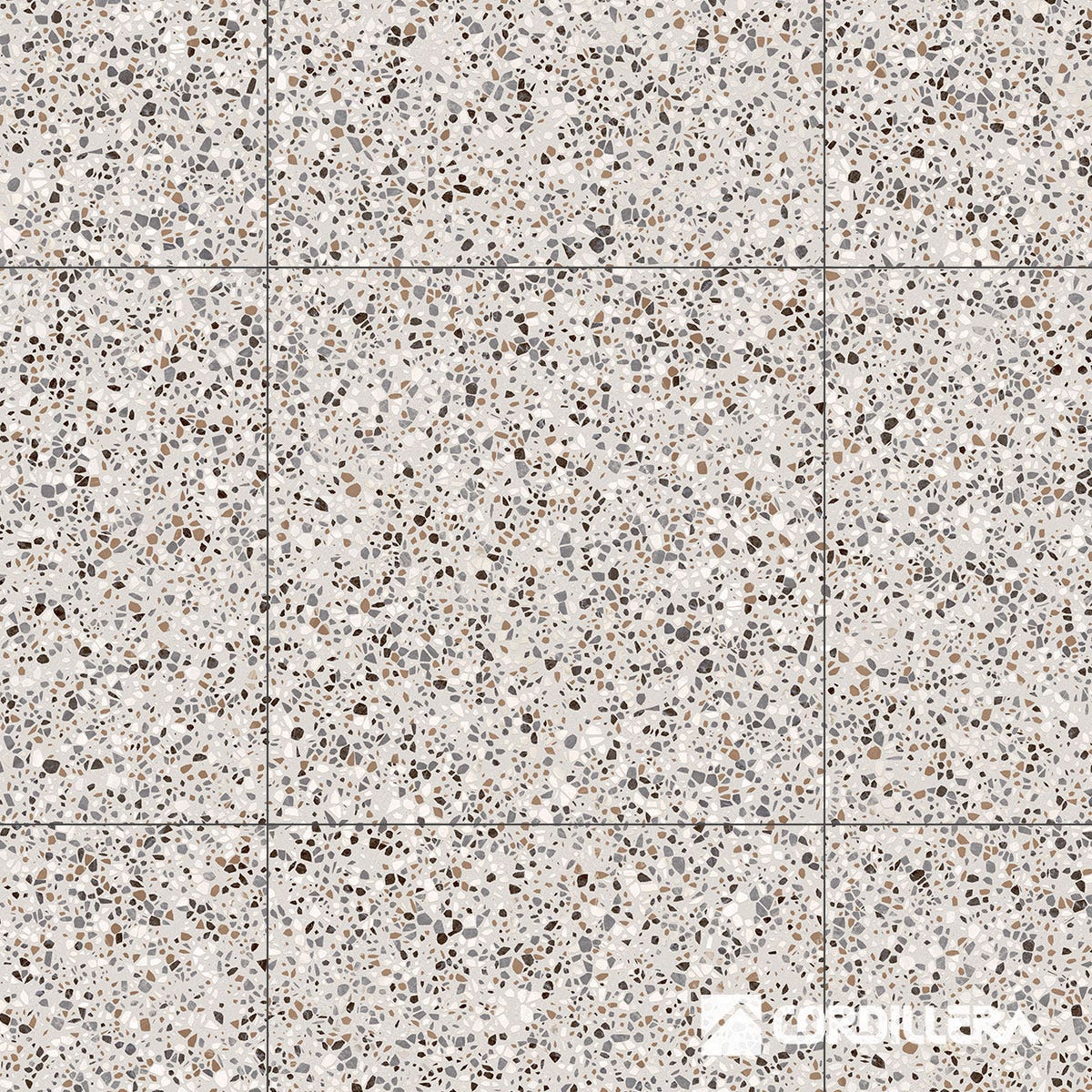 Cerámica Piso Terrazo Mix Gris 61x61 (cj 1.48m2) Cordillera