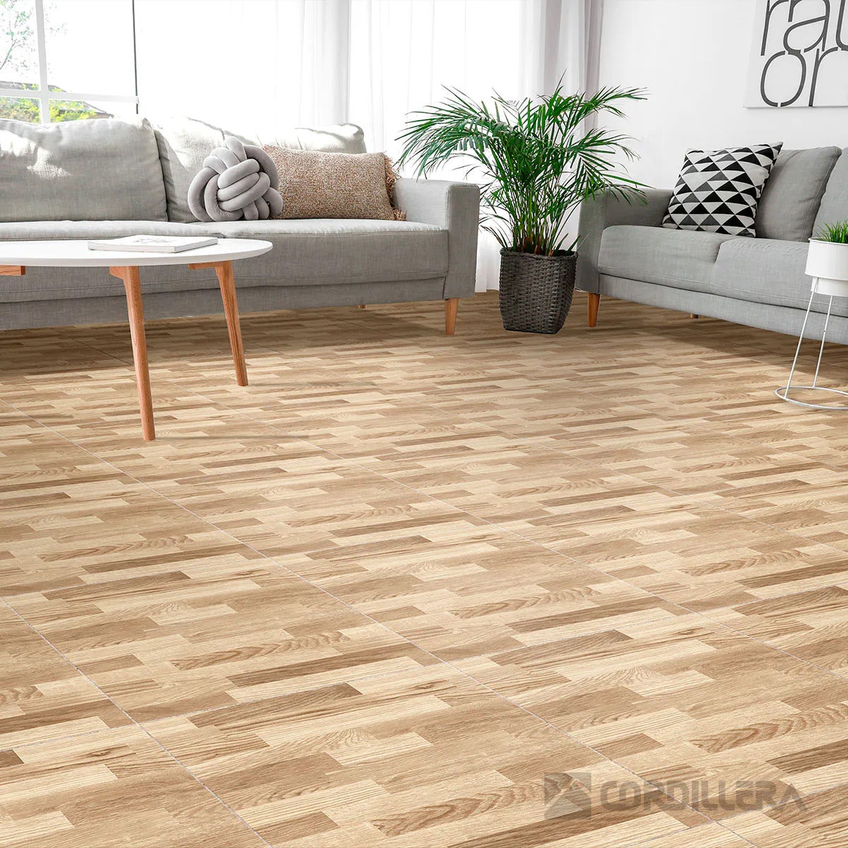 Ceram Piso Madera Kiara White 45x45 (cj 2.08m2) Cordillera