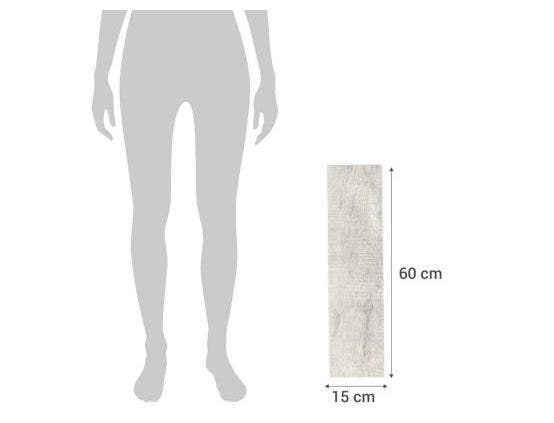 Ceram Piso Legno Bianco 15x60 (cj1.56m2) Cordiller