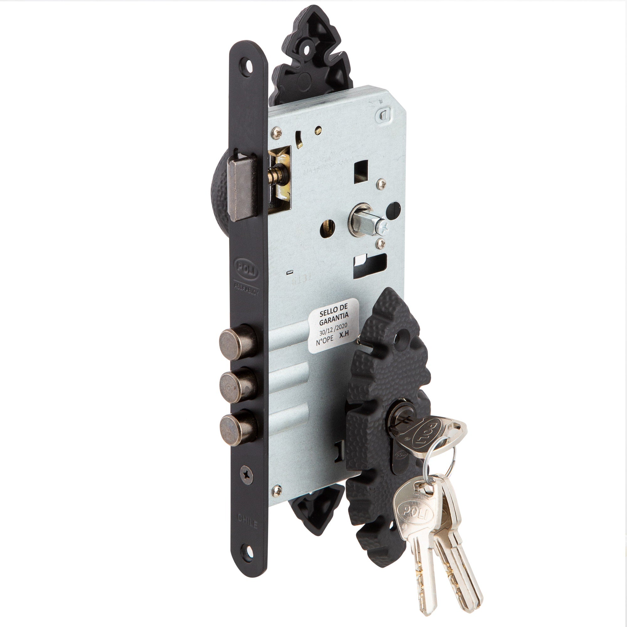 Cerradura Rustica Pomo Acceso Caja Poli