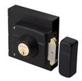 Cerradura Sobreponer Oister 112 Negra C/caja Odis