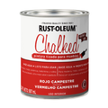 Chalked Vintage Rojo Campestre 1/4 Gl Rust-oleum