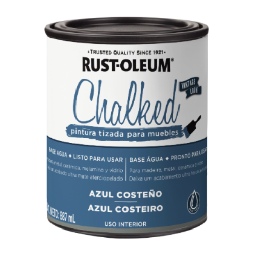 Chalked Vintage Azul Costeño 1/4 Gl Rust-oleum
