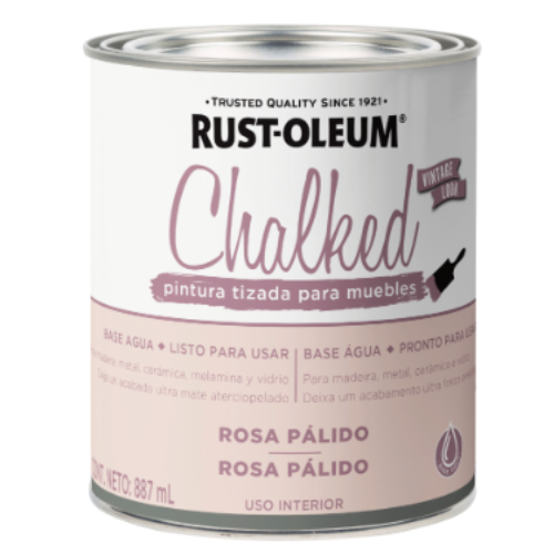 Chalked Vintage Rosa Palido 1/4 Gl Rust-oleum