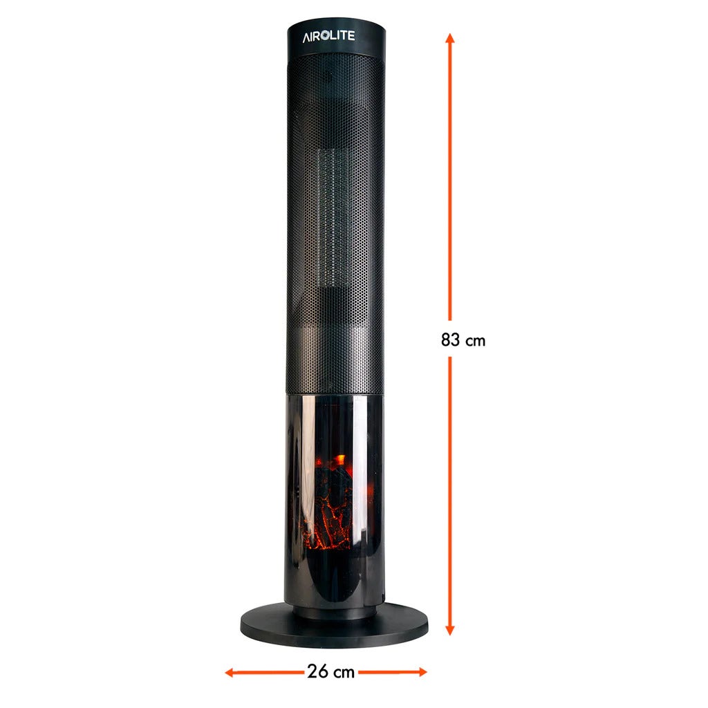 Chimenea Eléctrica Vertical Oscilante (htv2000r) Airolite